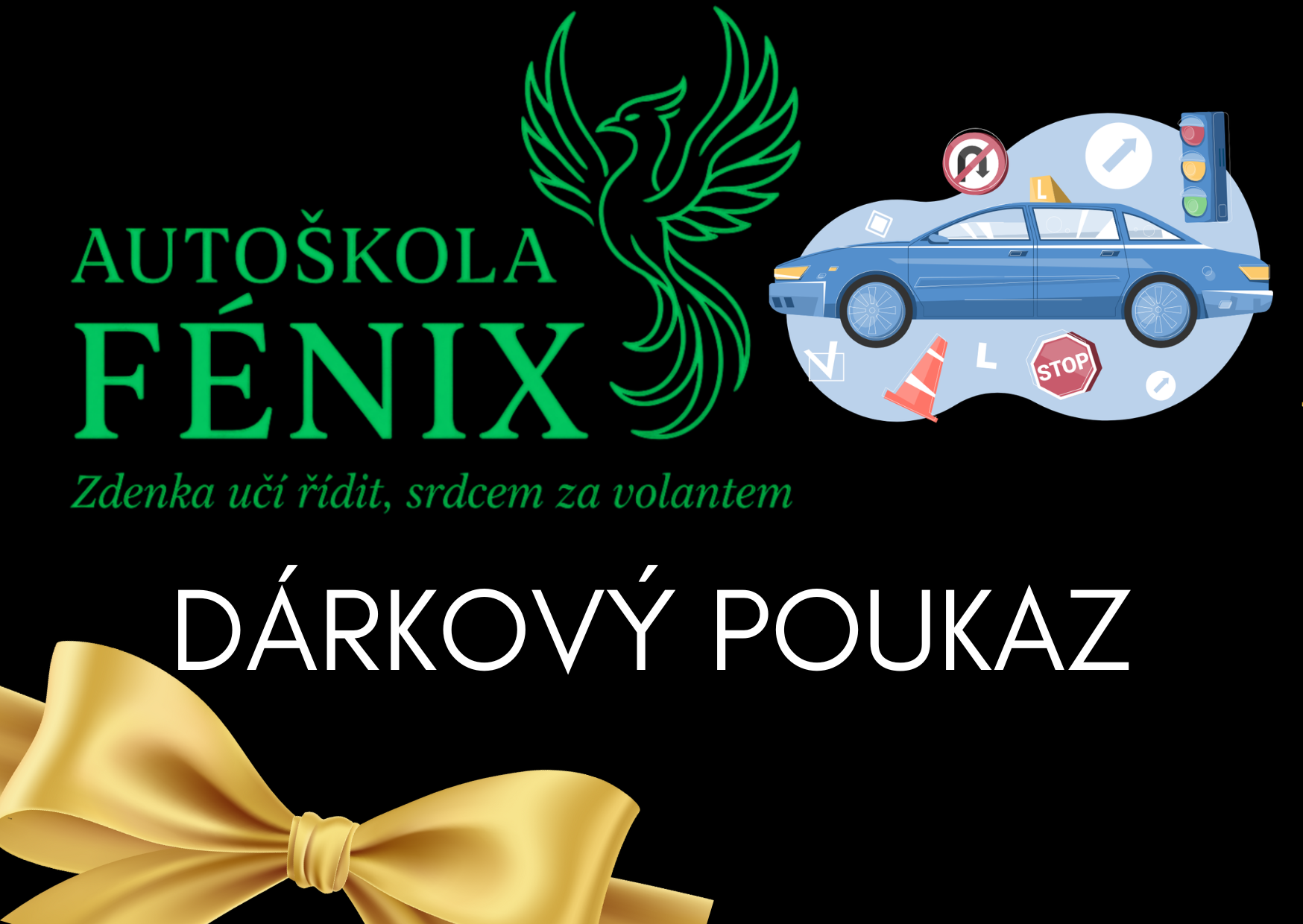 dárkový poukaz autoškola